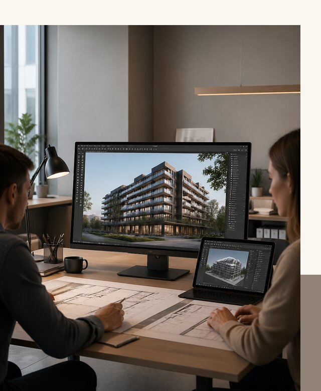 3D визуализация архитектуры и объектов строительства в Стрежевом