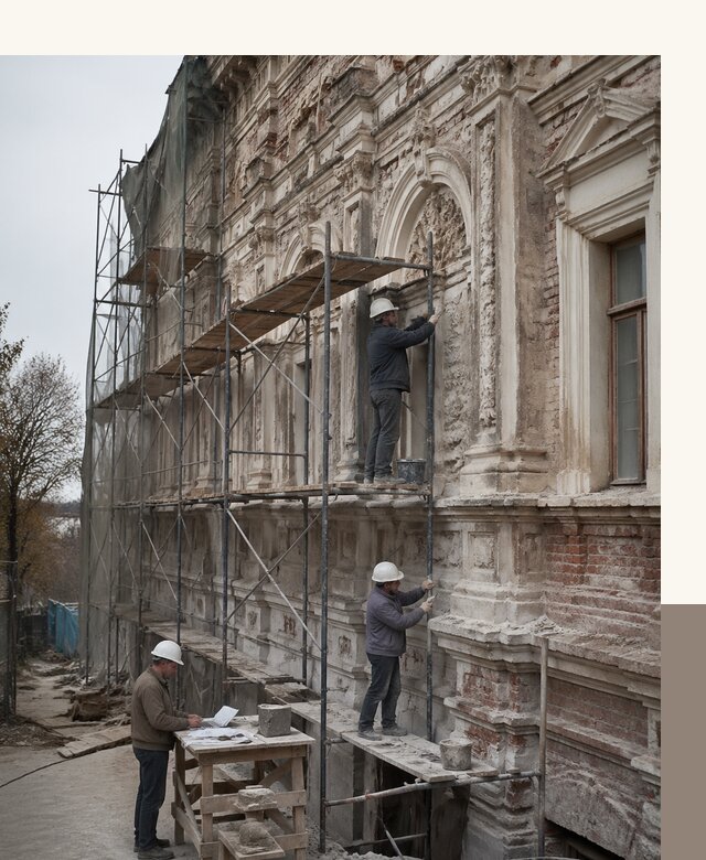 Реставрация объектов культурного наследия под ключ в Стрежевом